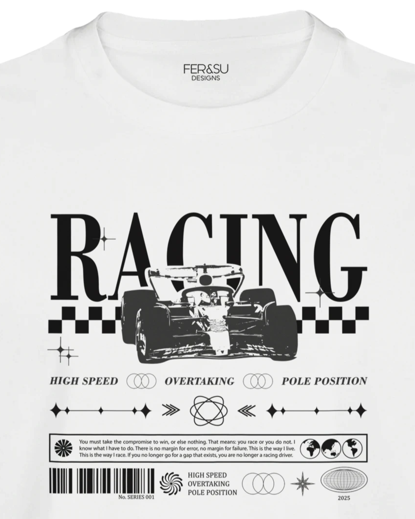Racing - Oversized Unisex T-Shirt