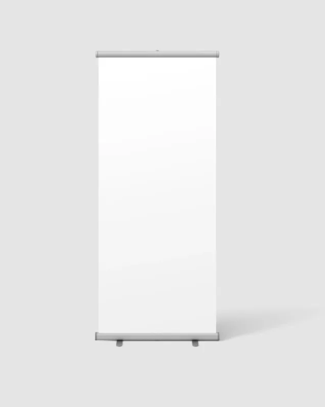 Roll up banner with stand