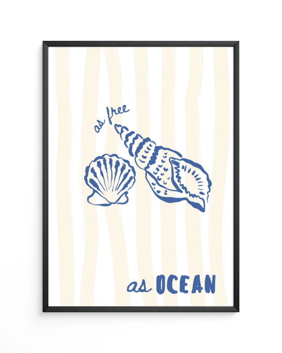 Free as Ocean - Poster