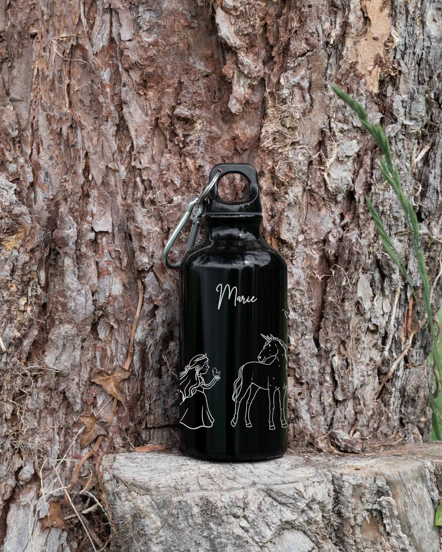 Black 400ml Bottle - Princess