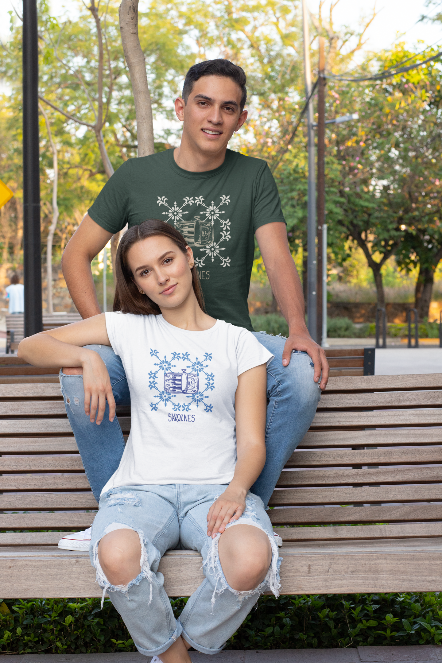 Sardine Portuguese Mosaic - Unisex T-Shirt