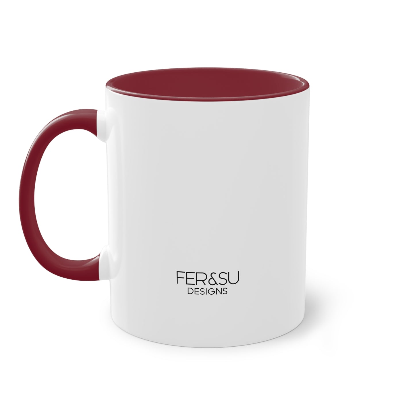 Custom Personalized Two-Tone Coffee Mug, (330ml / 11oz )