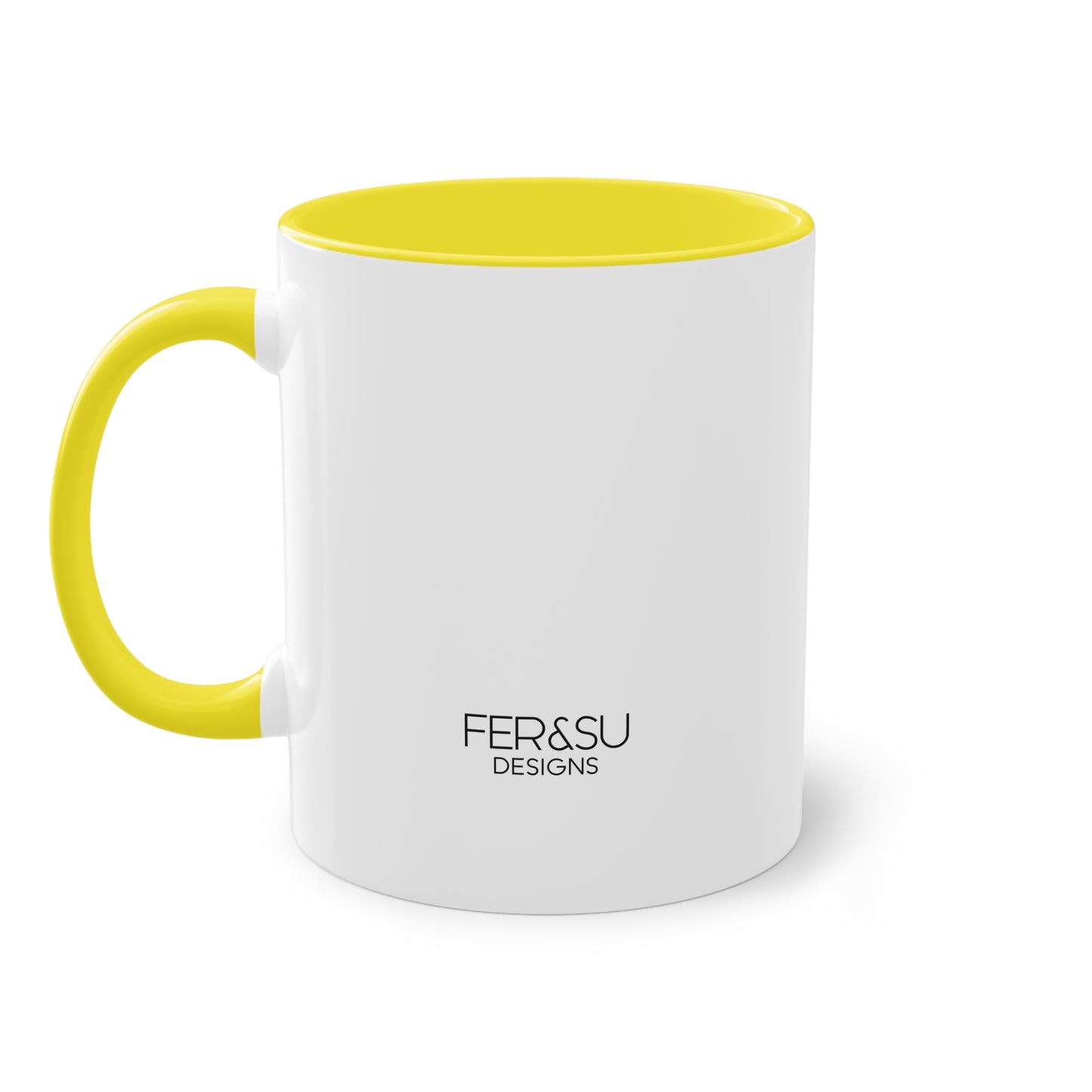 Custom Personalized Two-Tone Coffee Mug, (330ml / 11oz )