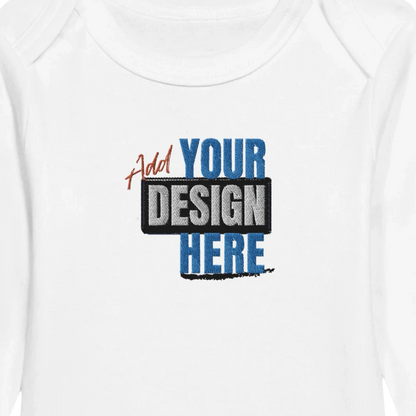 Classic Baby Long Sleeve Bodysuit - Embroidery