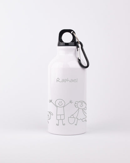 White 400ml Bottle - Kids