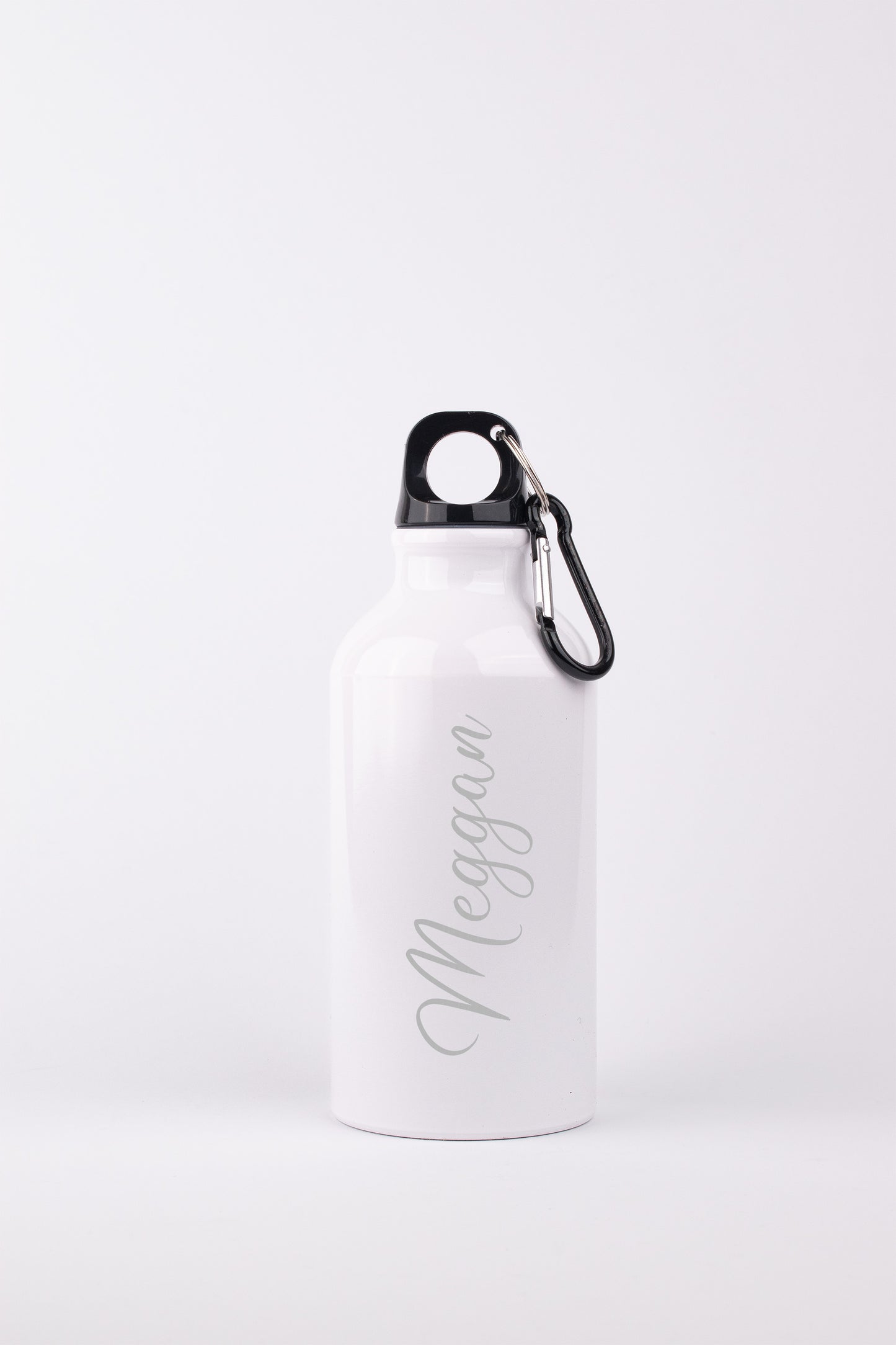 White 400ml Bottle - Just Name