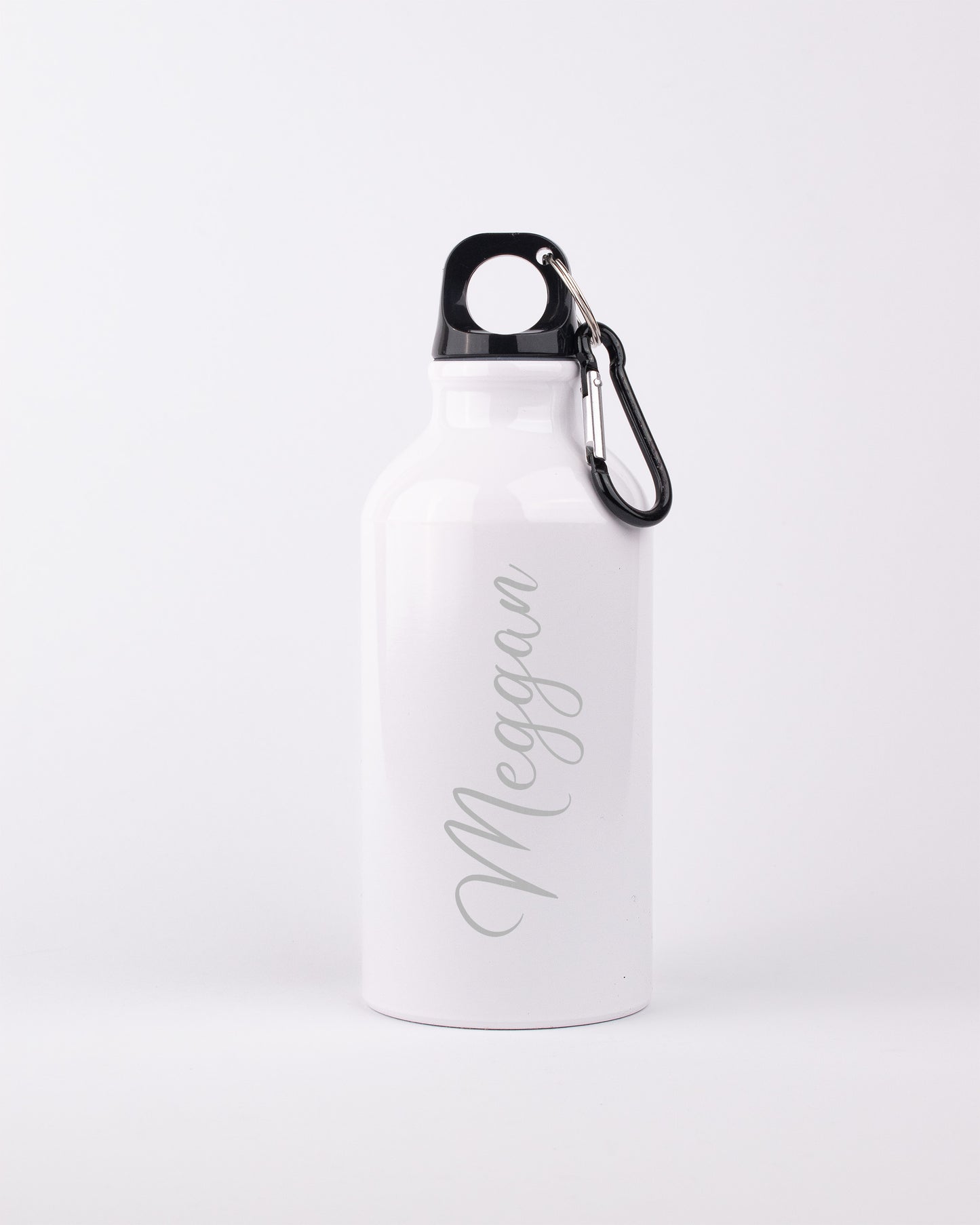 White 400ml Bottle - Just Name