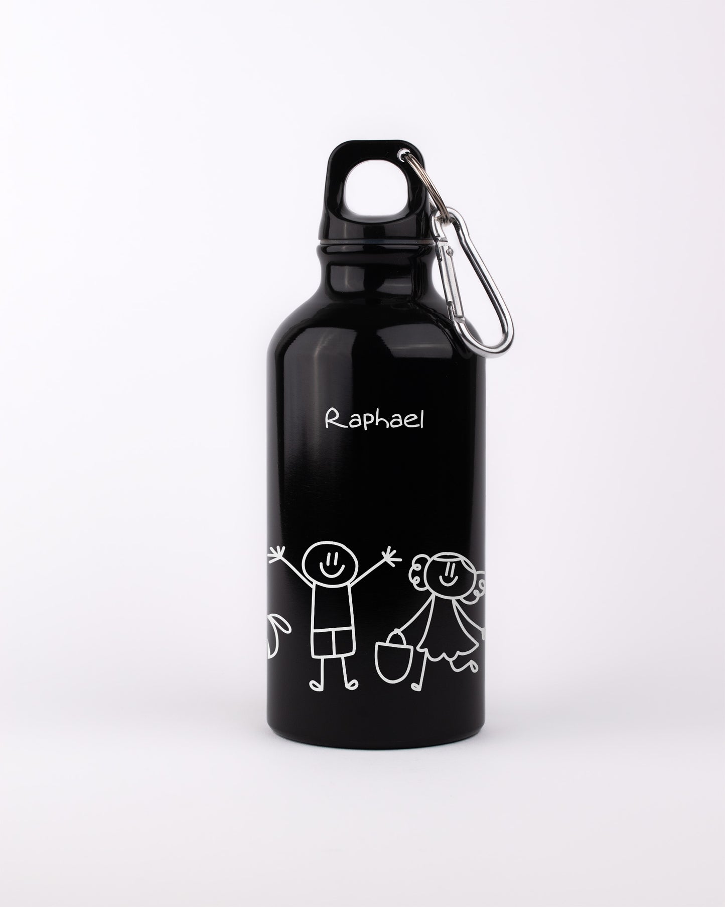 Black 400ml Bottle - Kids