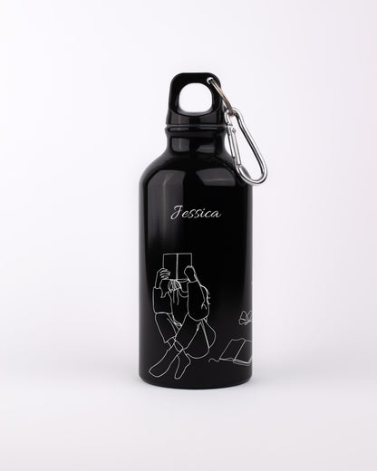 Black 400ml Bottle - Books