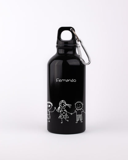 Black 400ml Bottle - Friends