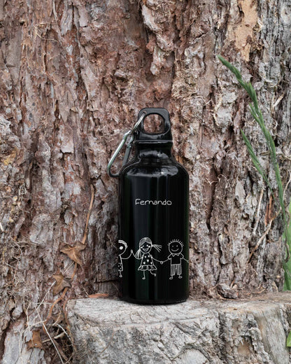 Black 400ml Bottle - Friends