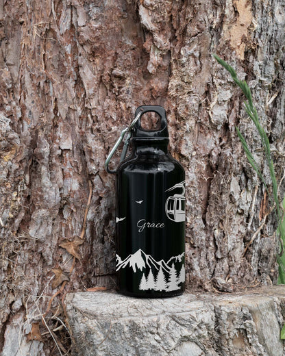 Black 400ml Bottle - Mountain Adventure