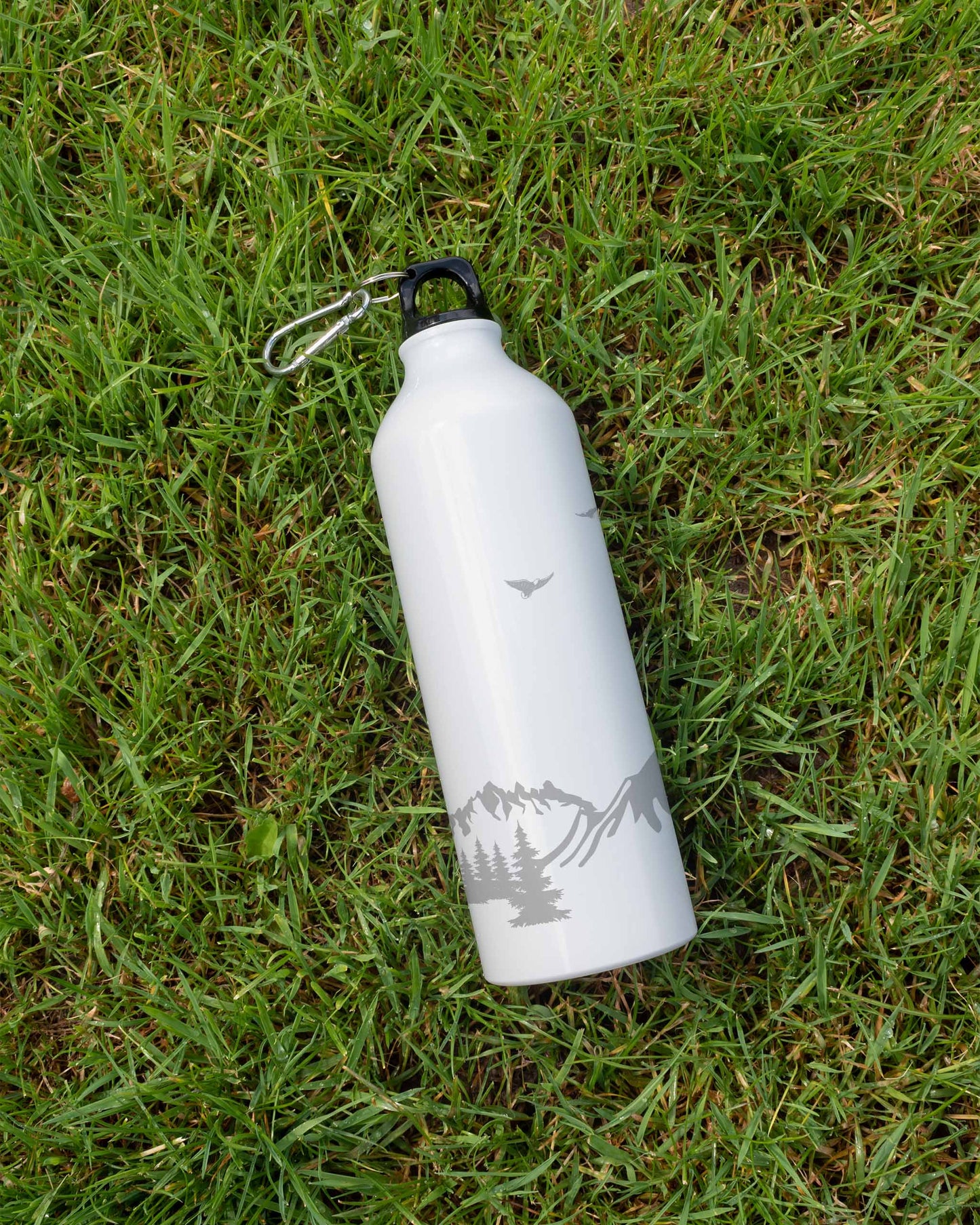 White 750ml Bottle - Mountain Adventure