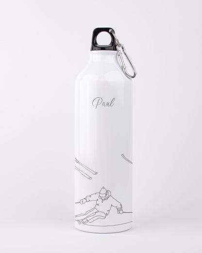 White 750ml Bottle - Ski Athletes