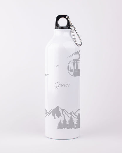 White 750ml Bottle - Mountain Adventure