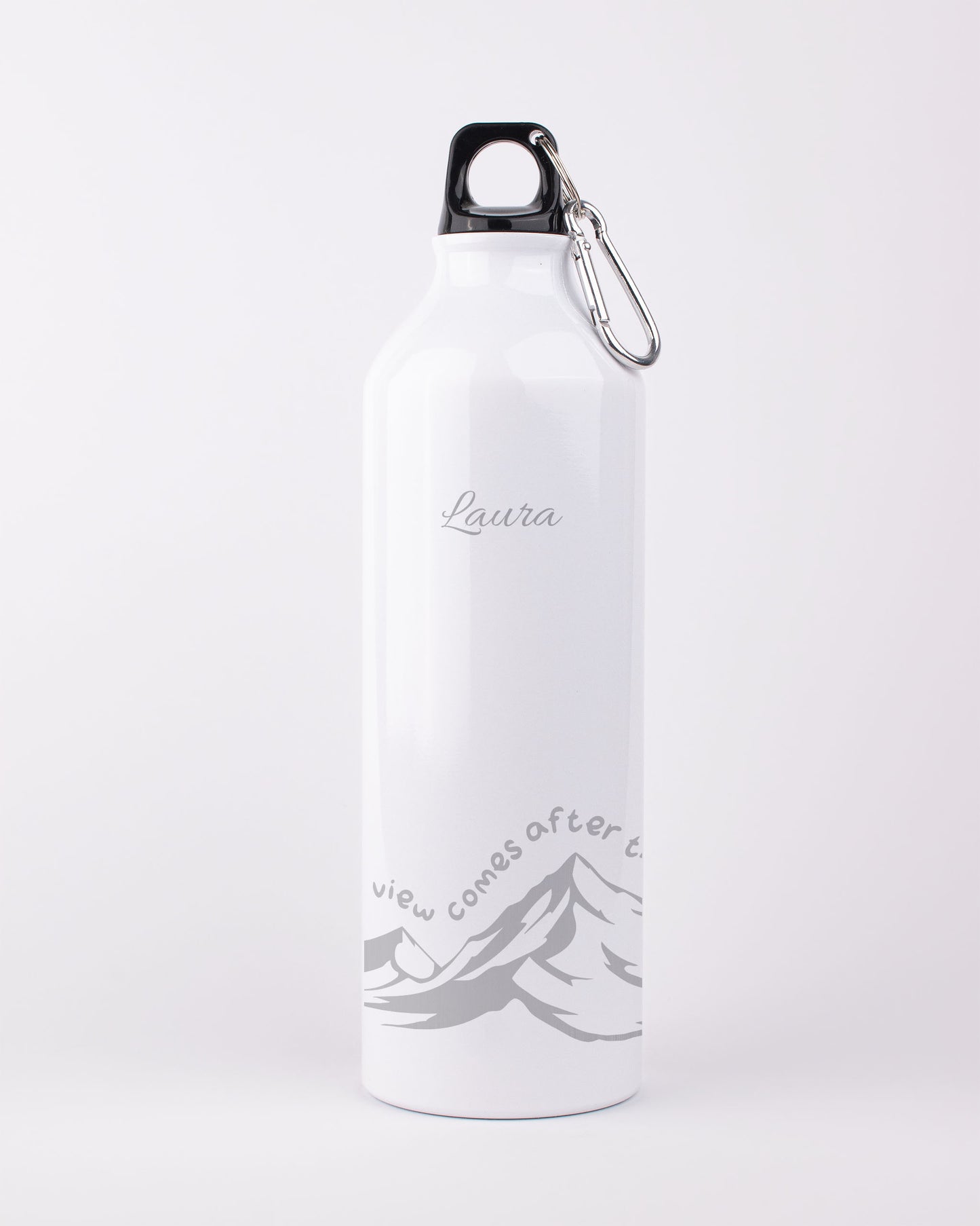 White 750ml Bottle - Mountain Quote