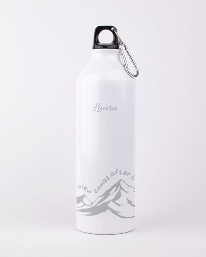 White 750ml Bottle - Mountain Quote