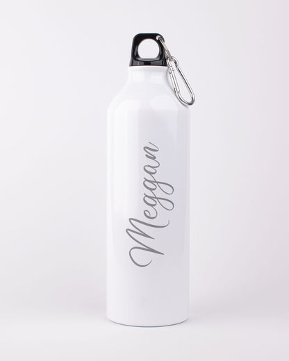 White 750ml Bottle -  Just Name