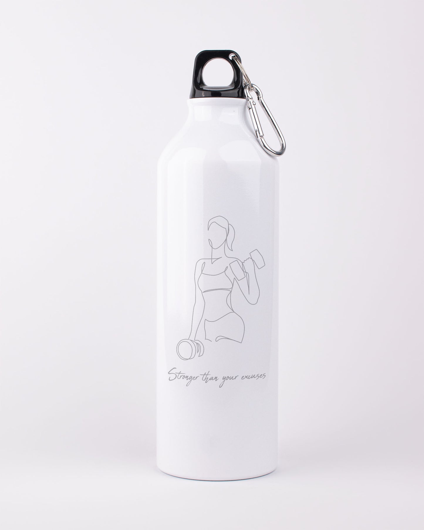 White 750ml Bottle - Strong Woman