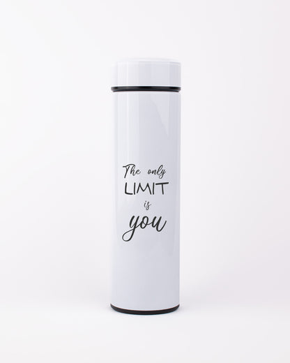 White Stainless Steel Thermal Bottle - You're The Limit