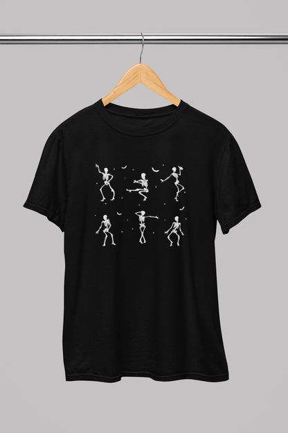 T-Shirt Halloween Dancing Skeletons