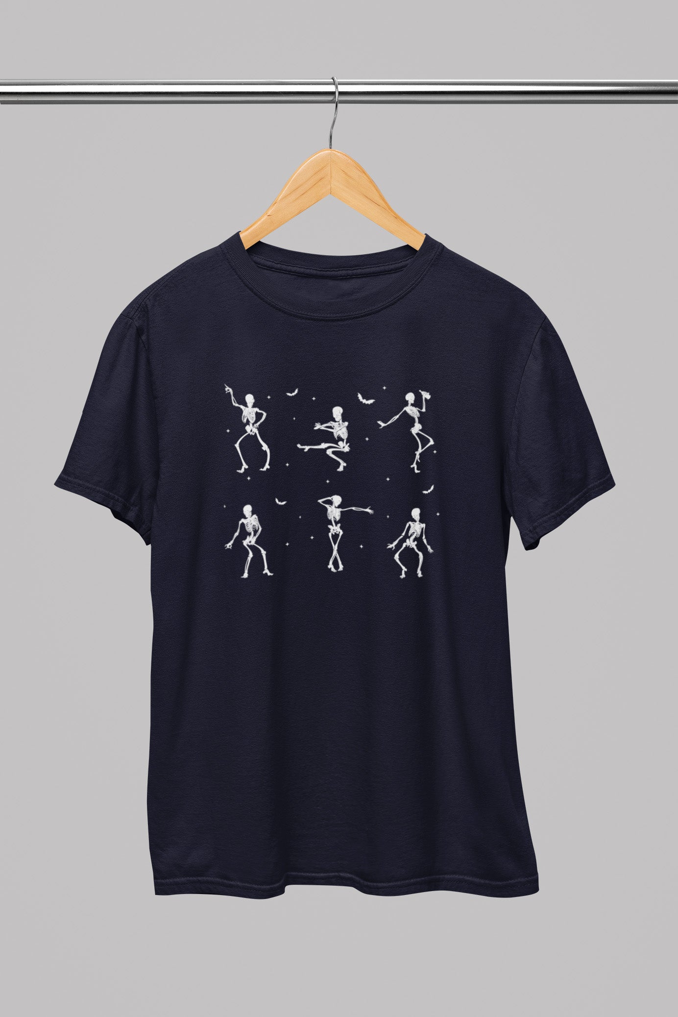 T-Shirt Halloween Dancing Skeletons