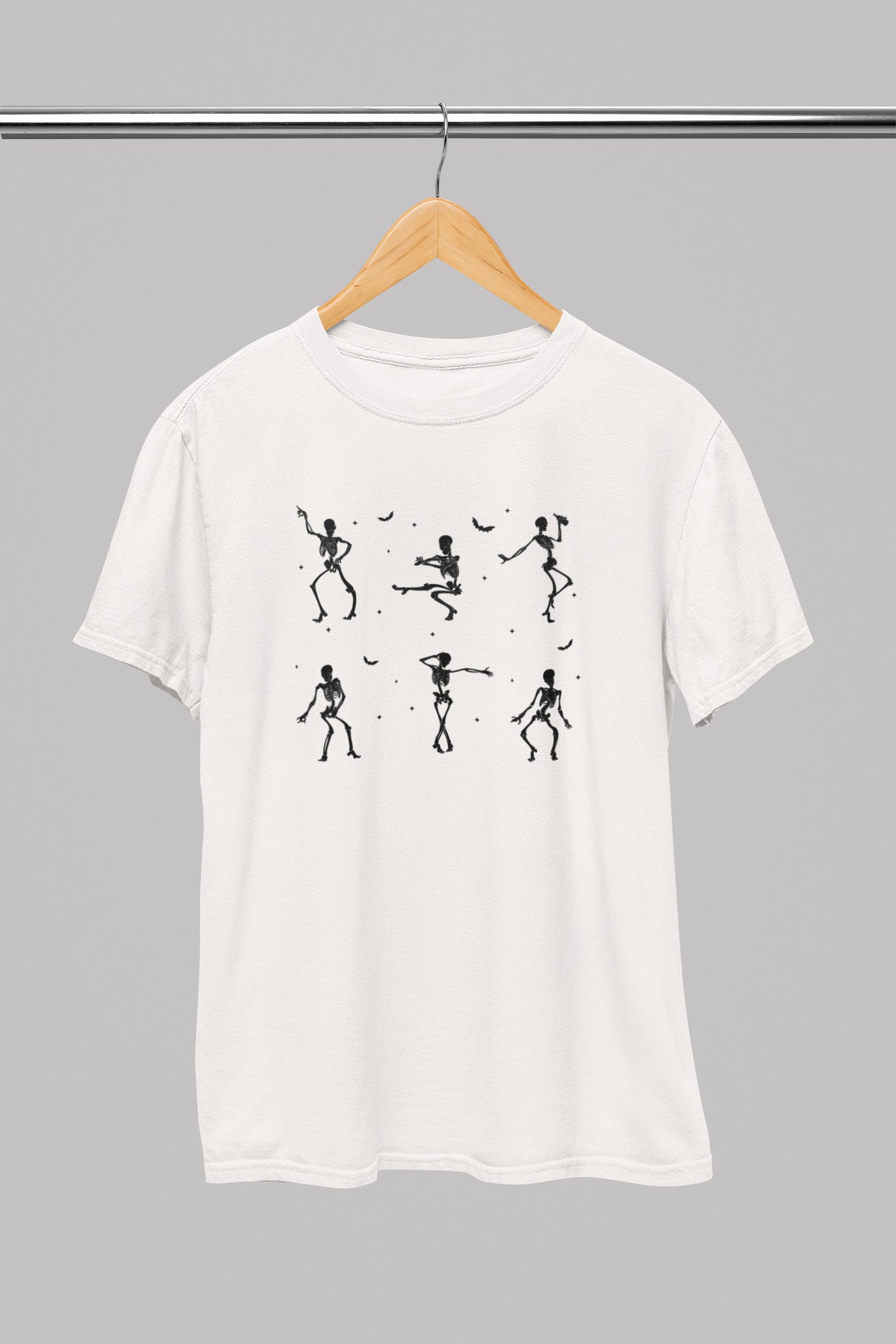 T-Shirt Halloween Dancing Skeletons