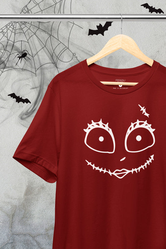 T-Shirt Halloween Women Spooky Face