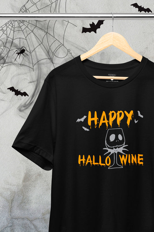 T-Shirt Halloween Happy Wine