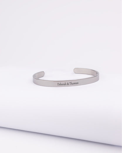 Stainless Steel Silver Adjustable Bracelet