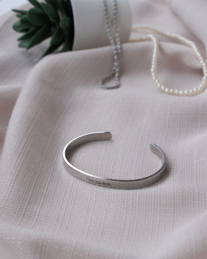 Stainless Steel Silver Adjustable Bracelet