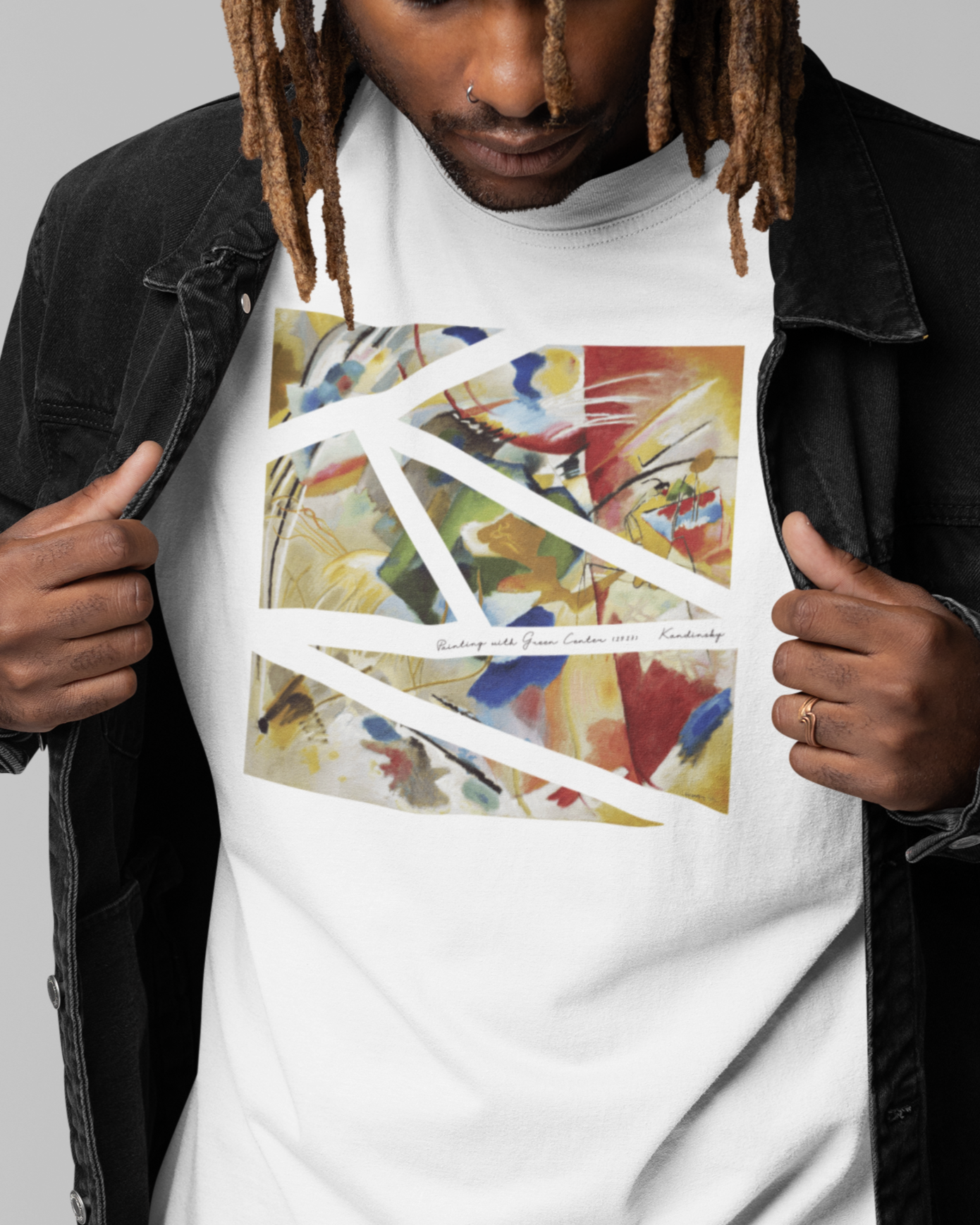 Fragmented Harmony ( Inspired by Kandinsky ) -Unisex T-Shirt