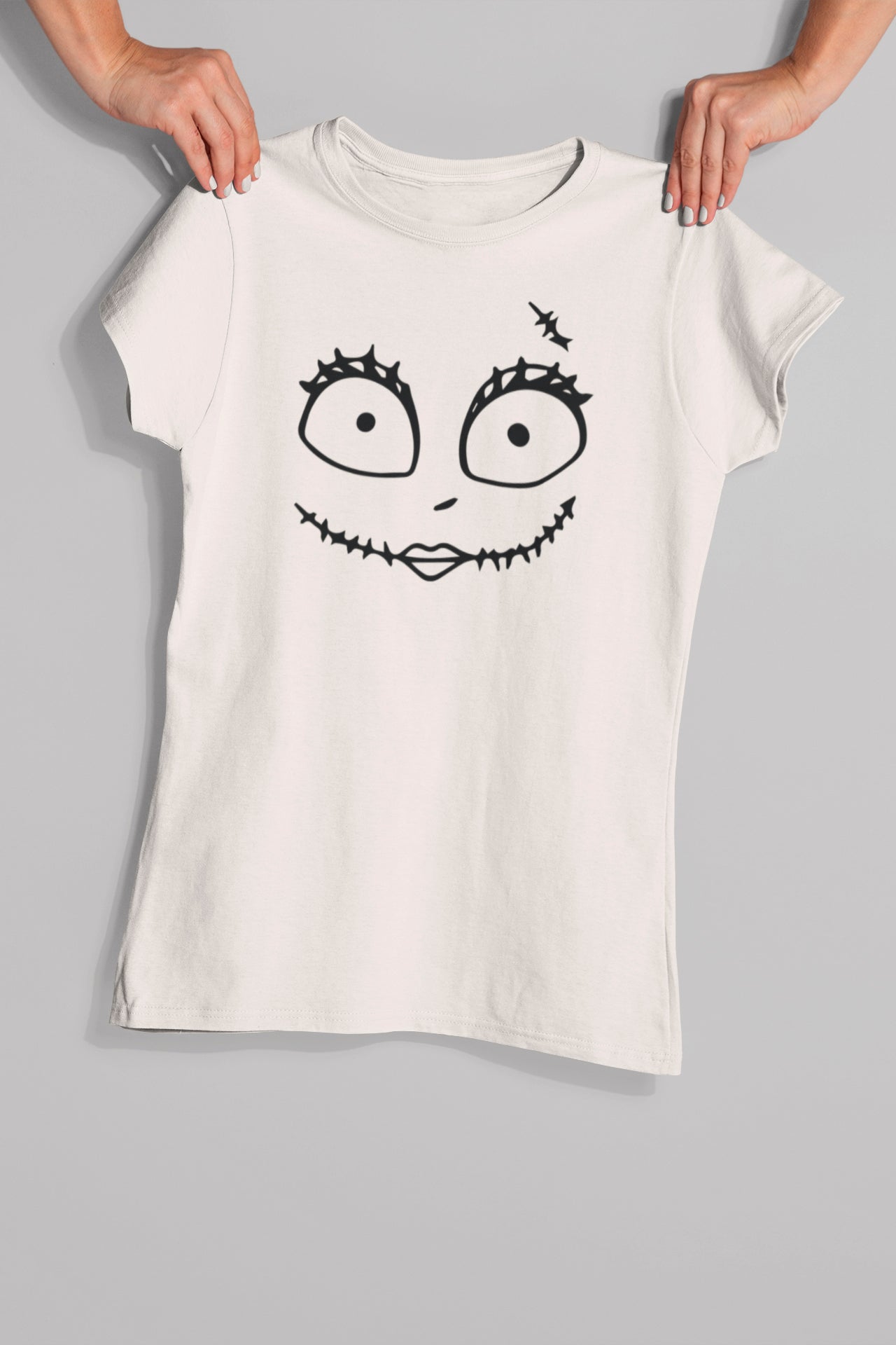 T-Shirt Halloween Women Spooky Face