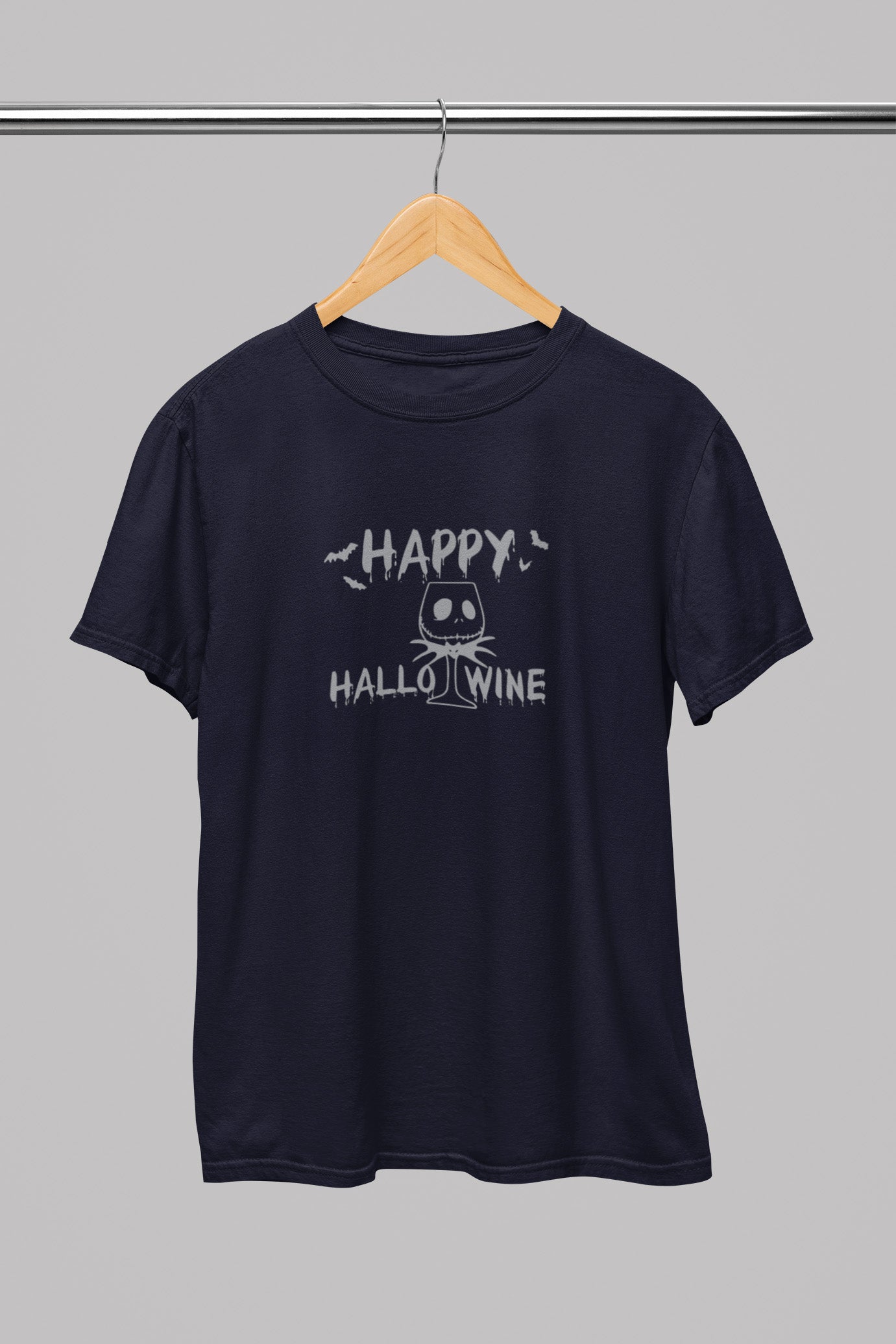 T-Shirt Halloween Happy Wine