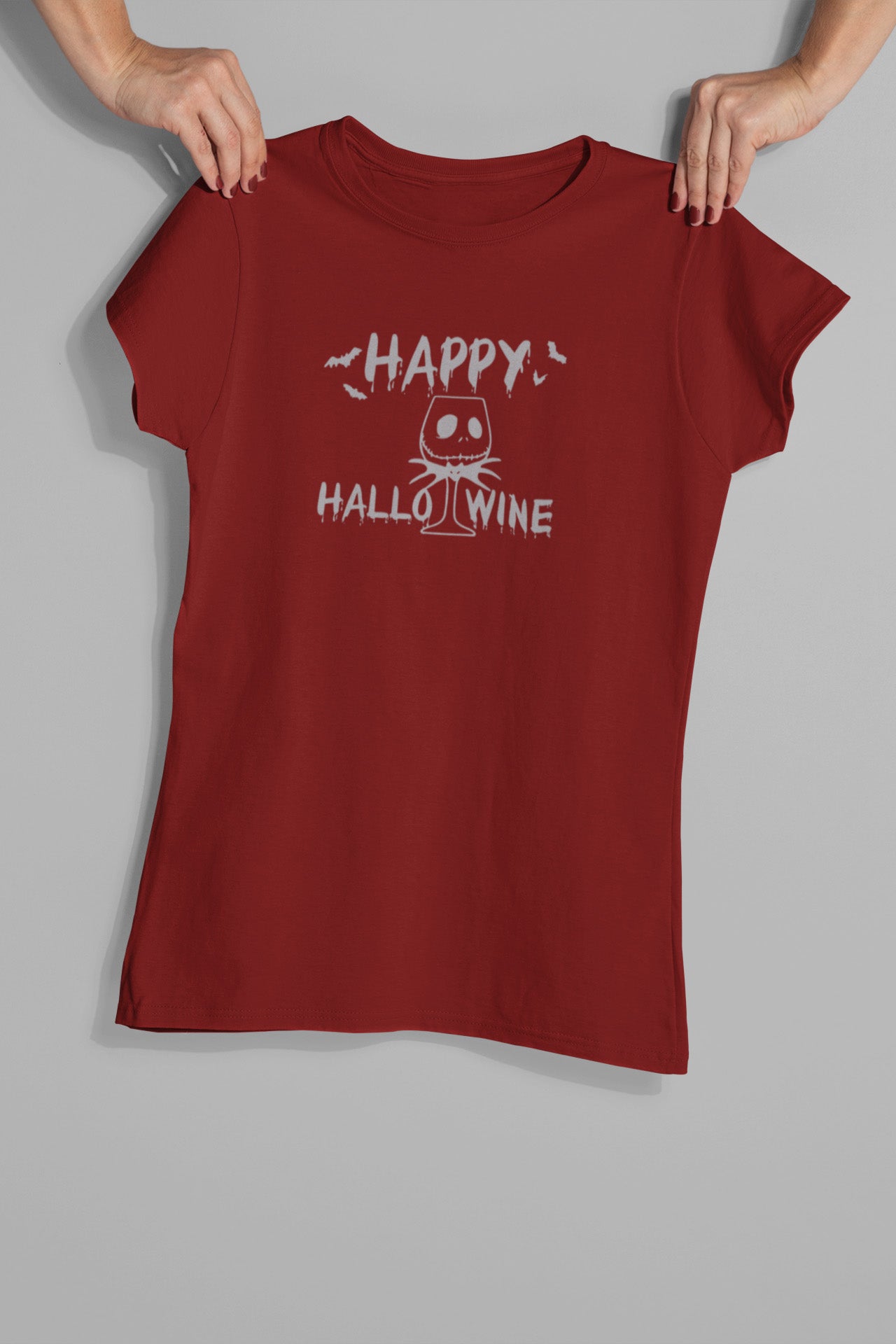 T-Shirt Halloween Happy Wine