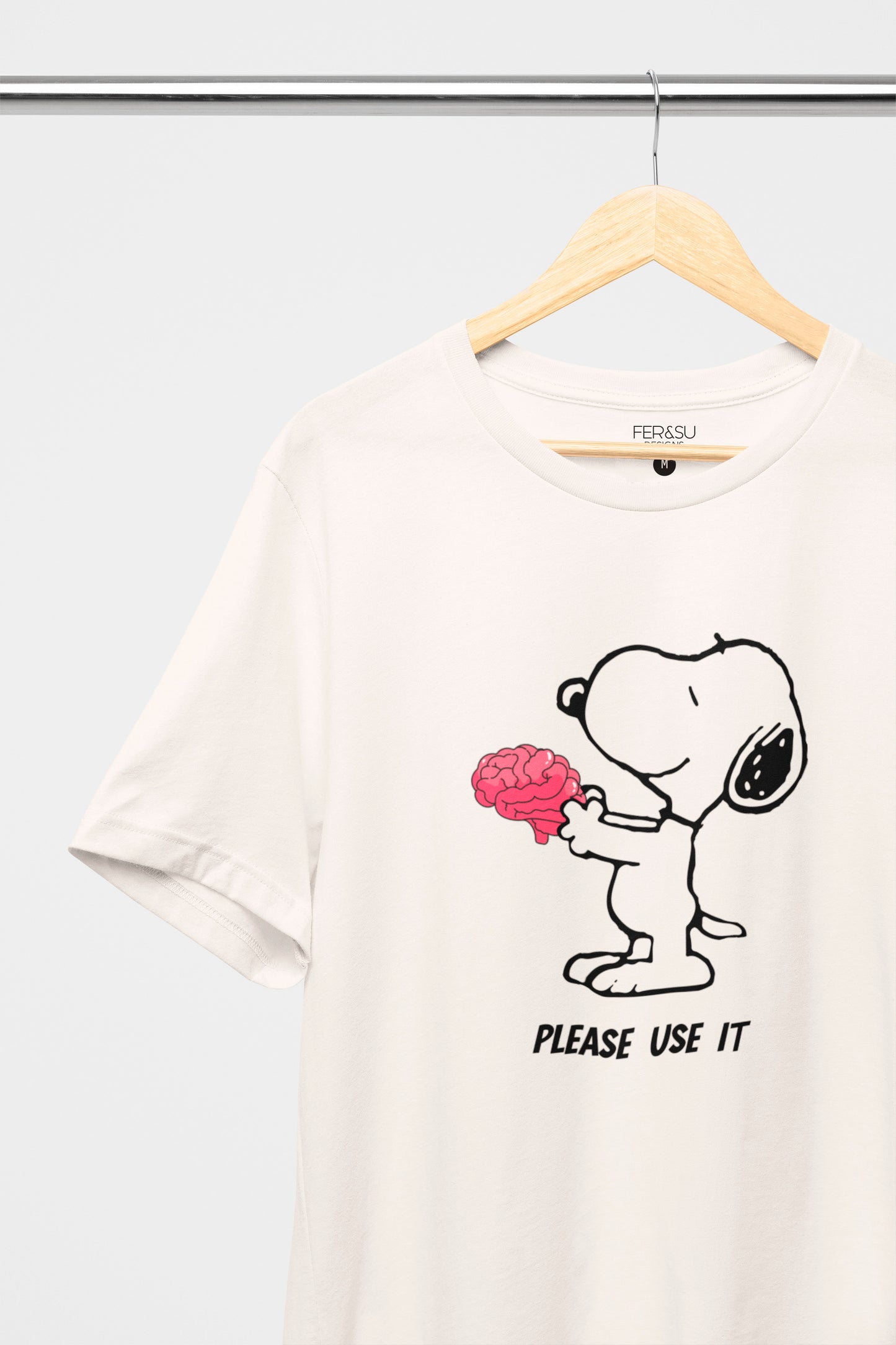 T-Shirt Snoopy Gehirn