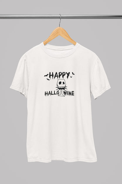 T-Shirt Halloween Happy Wine