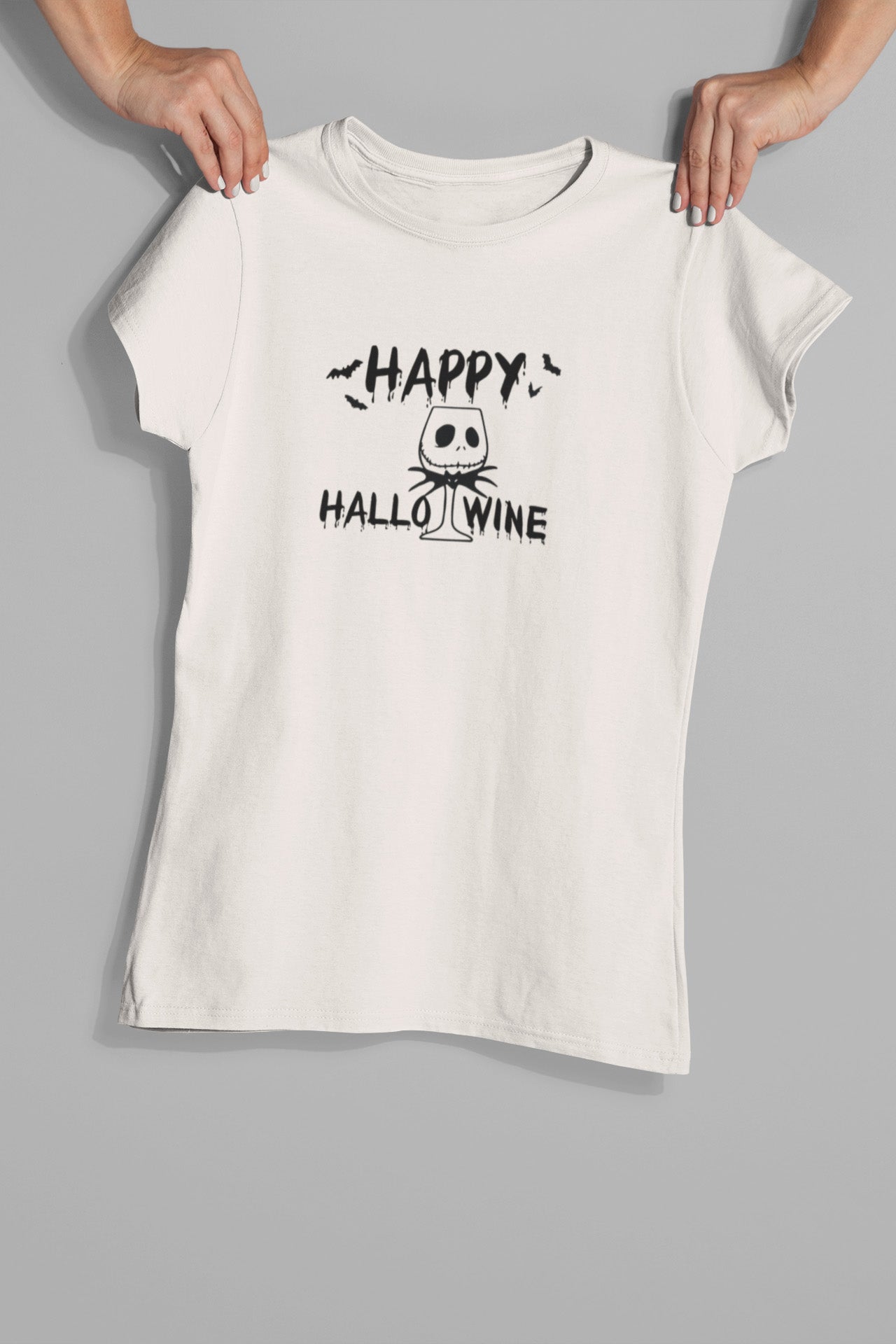 T-Shirt Halloween Happy Wine