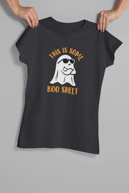 T-Shirt Halloween BOO SHEET