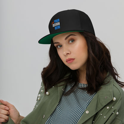 Original Flat Peak Snapback | Beechfield B660