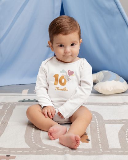 Animal Number - Long Sleeve Bodysuit