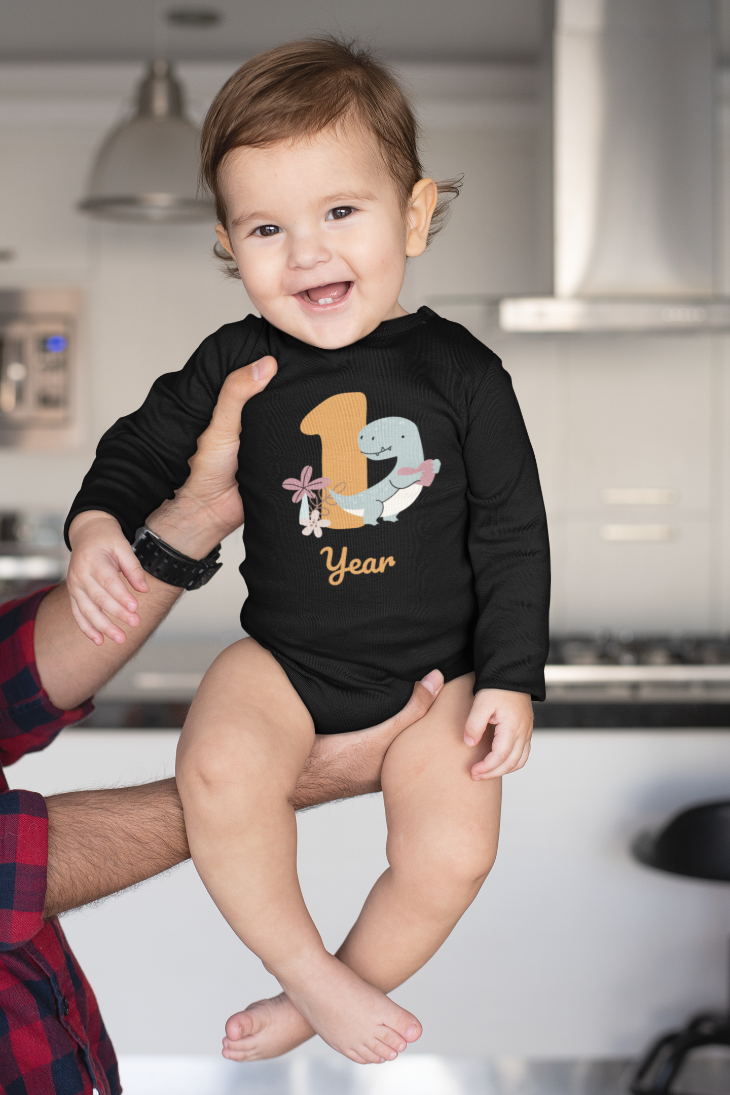 Animal Number - Long Sleeve Bodysuit