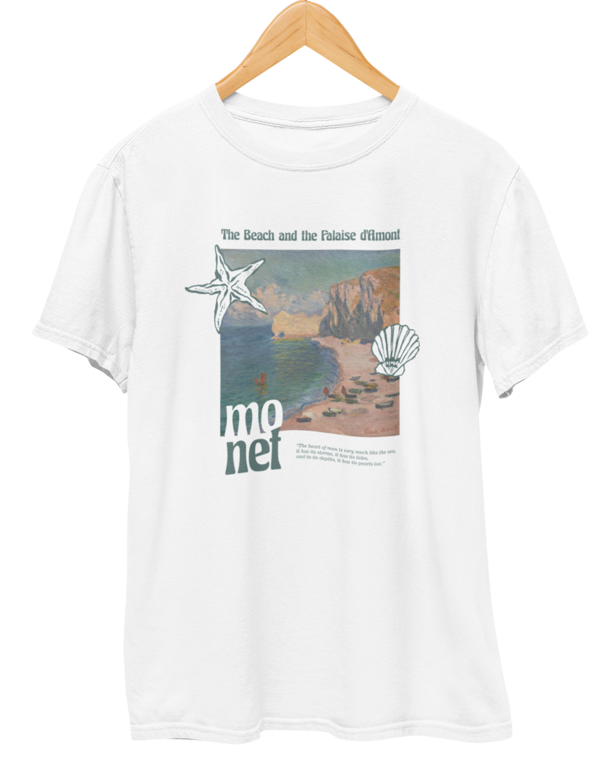 Echoes of the Tide ( Inspired by Claude Monet ) -  Unisex T-Shirt