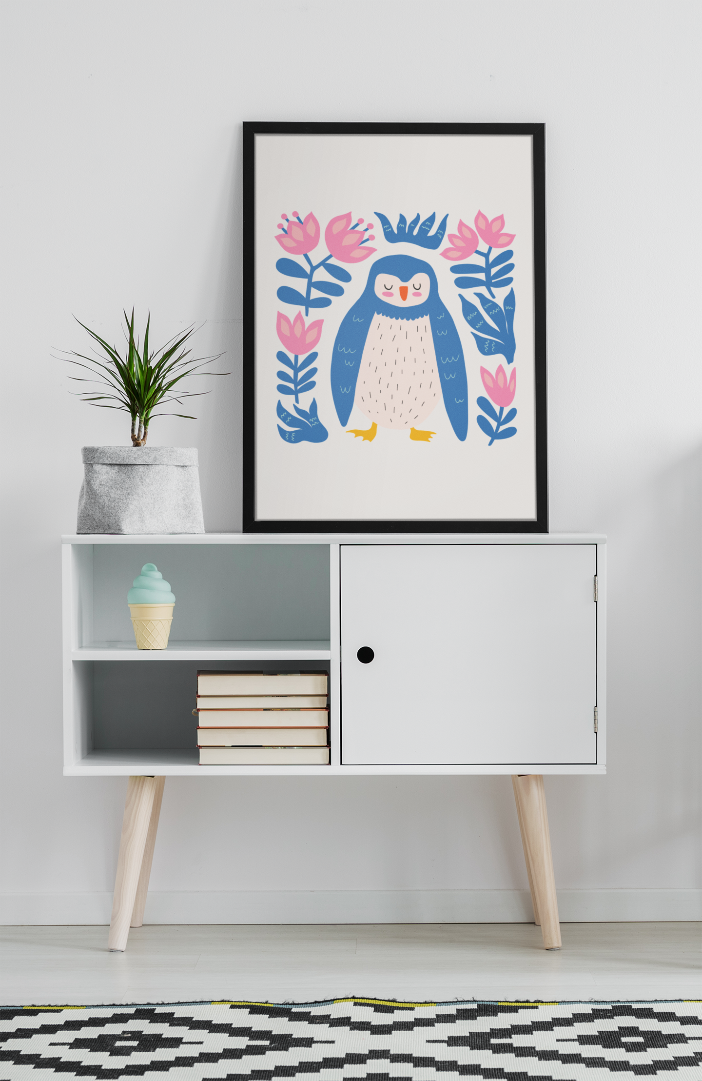 Fluffy Feathers - Poster