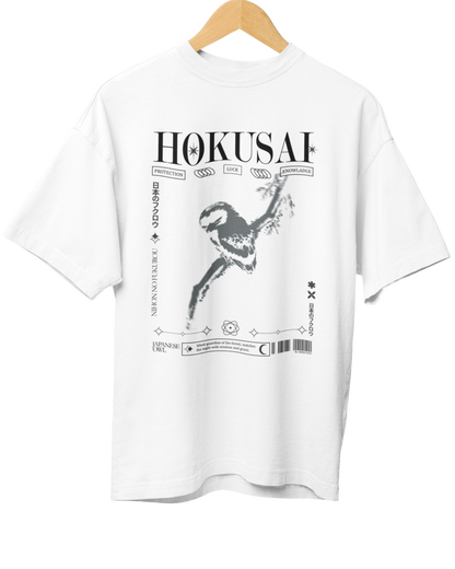 Japanese Hall ( Hokusai inspired ) - Oversized Unisex T-Shirt