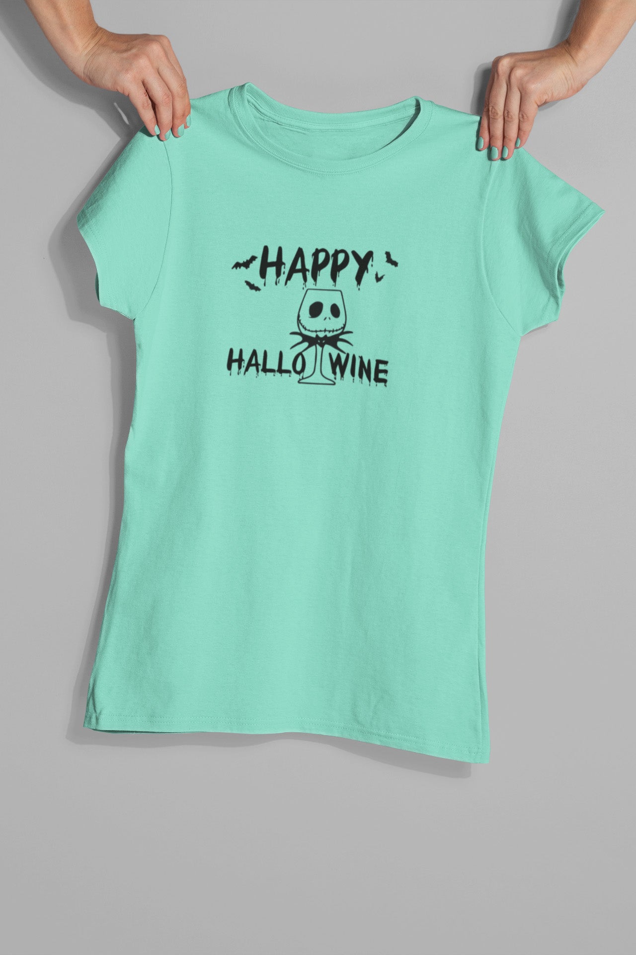 T-Shirt Halloween Happy Wine