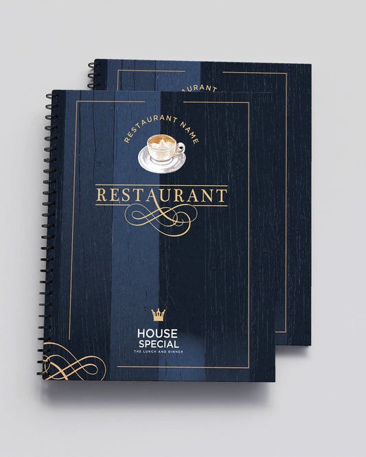 Personalised Menu brochure