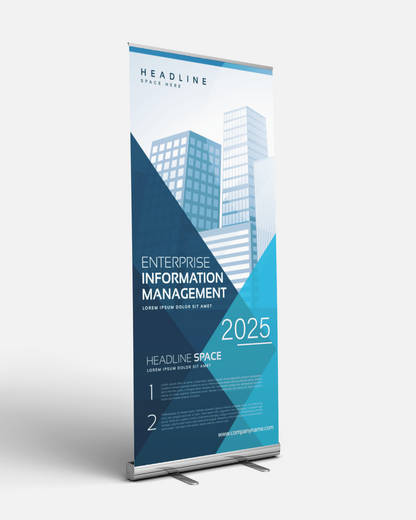 Custom Roll Up Banner.  