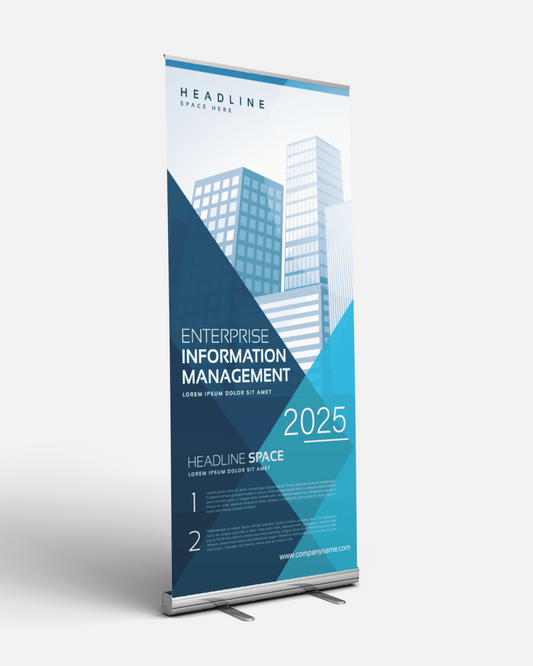 Custom Roll Up Banner.  