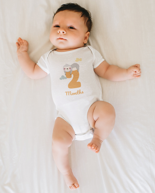 Custom Number - Short Sleeve Bodysuit